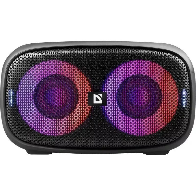 Defender Q5 Stereo belaidis Bluetooth garsiakalbis, 20W, LED apšvietimas, FM radijas, TWS