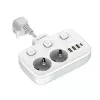 Sieninis kištukinis lizdas ColorWay CW-CHE24PDW su 24 W USB-C Power Delivery integruotu išėjimu