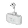 Sieninis kištukinis lizdas ColorWay CW-CHE24PDW su 24 W USB-C Power Delivery integruotu išėjimu