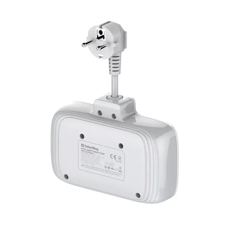 Sieninis kištukinis lizdas ColorWay CW-CHE24PDW su 24 W USB-C Power Delivery integruotu išėjimu