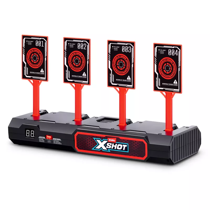 ZURU XSHOT Electronic Target elektrinis taikinys, 8 m., AA, juodas