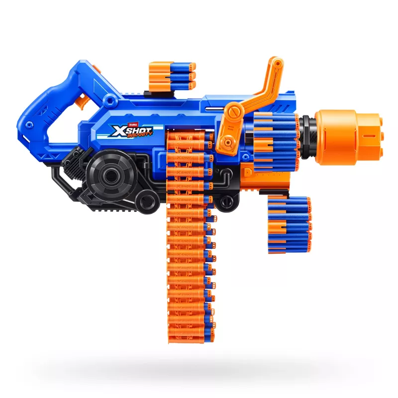 Pistoletas su putplasčio strėlėmis Zuru XSHOT Insanity Smoke N Barrel, 72 vnt.