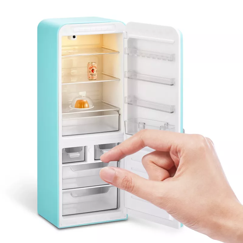 Žaidimų rinkinys Zuru Mini Brands Mini Minis Fill the Fridge – mini šaldytuvas su kolekcionuojamais maisto produktais