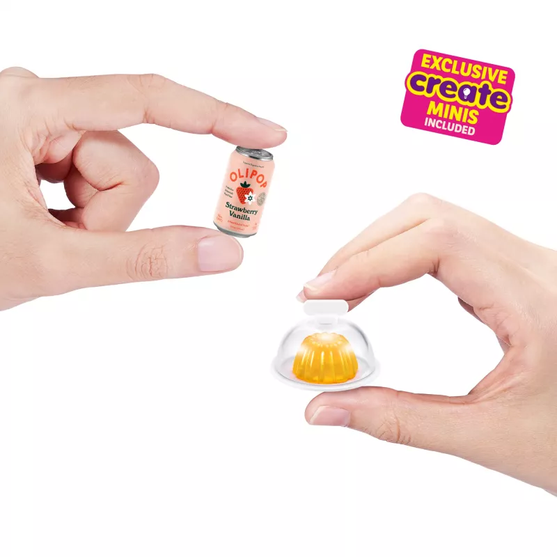 Žaidimų rinkinys Zuru Mini Brands Mini Minis Fill the Fridge – mini šaldytuvas su kolekcionuojamais maisto produktais