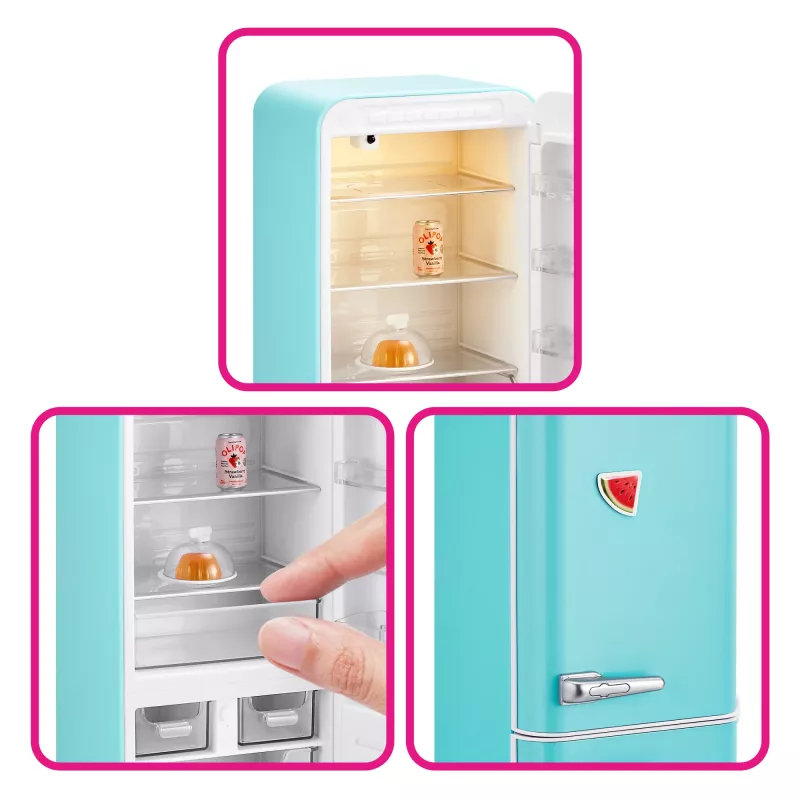 Žaidimų rinkinys Zuru Mini Brands Mini Minis Fill the Fridge – mini šaldytuvas su kolekcionuojamais maisto produktais