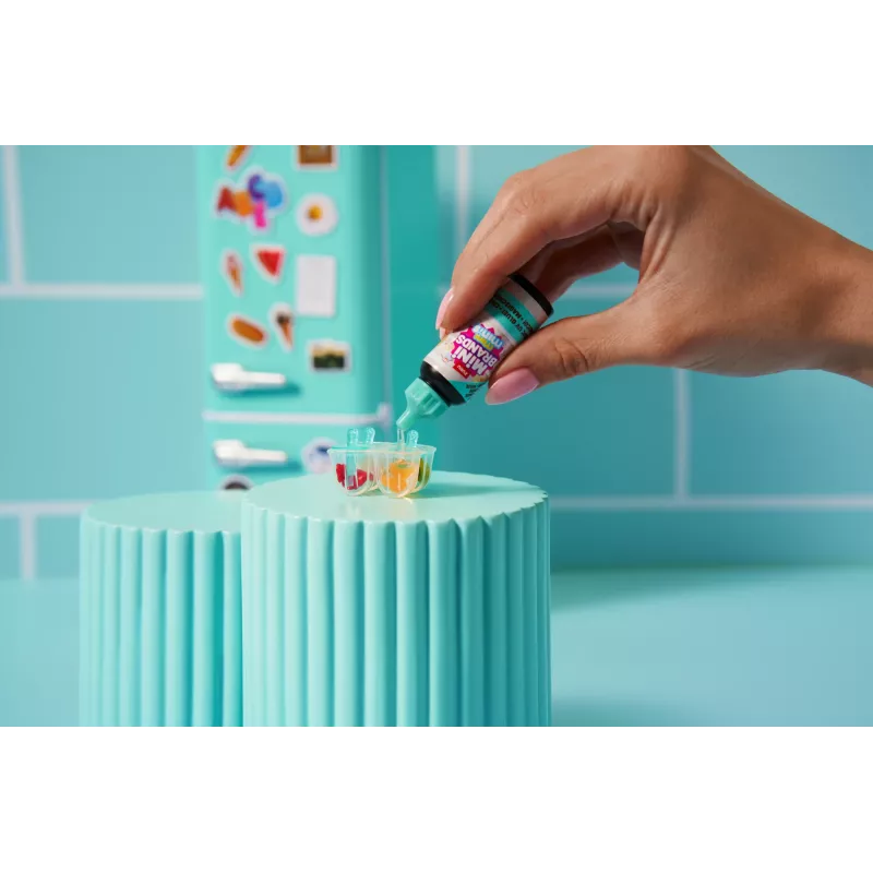 Žaidimų rinkinys Zuru Mini Brands Mini Minis Fill the Fridge – mini šaldytuvas su kolekcionuojamais maisto produktais