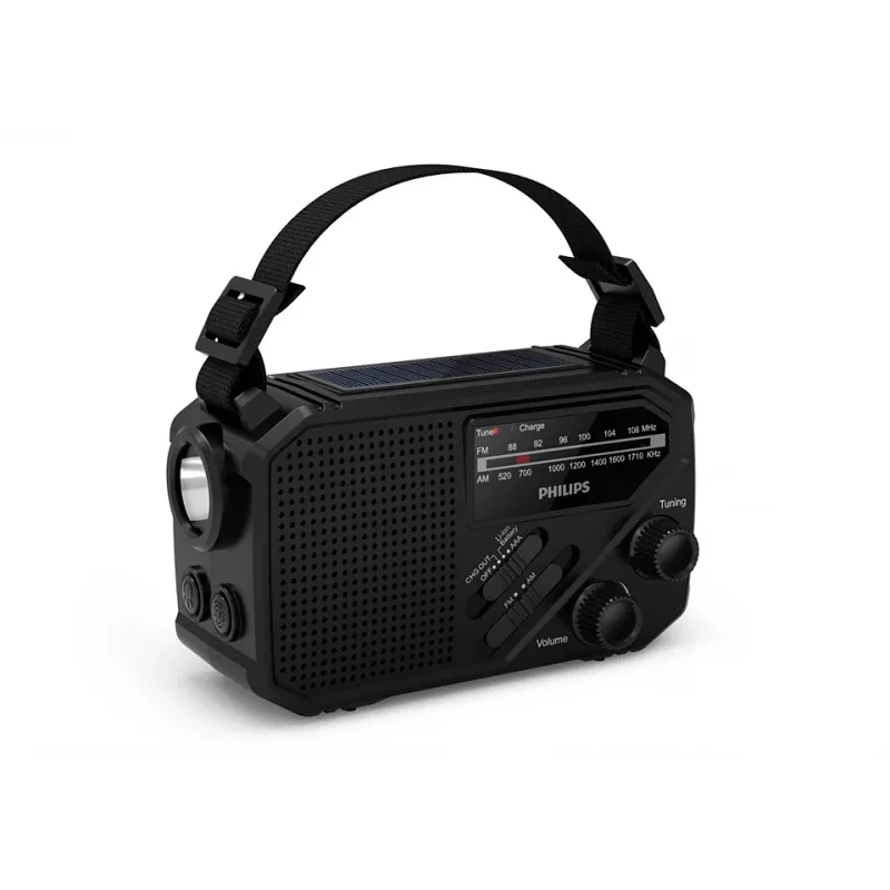 Nešiojamas radijas Philips TAR1609/90 analoginis ir skaitmeninis AM FM juodas