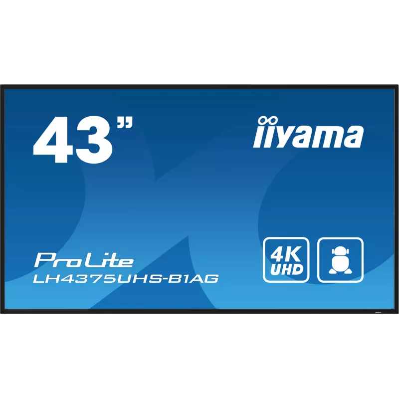 iiyama 43W LCD 4K signage panel 43 colių