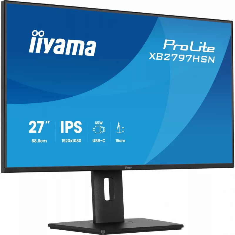 Monitorius iiyama ProLite XB2797HSN-B1 27 colių Full HD LCD juodas