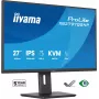 Monitorius IIYAMA ProLite XB2797QSNP-B1 27 colių (68,6 cm) 2560×1440 QHD LED, 16:9, matinis, garsiakalbiai, USB 3.2 šakotuvas, reguliuojamas aukštis, VESA