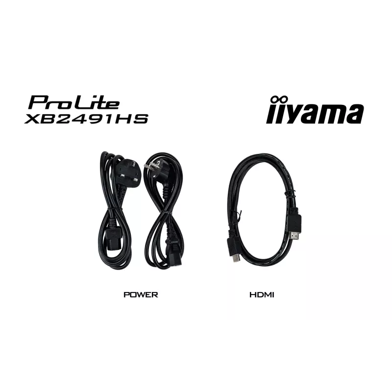 Monitorius IIYAMA XB2491HS-B1 60.5 cm (23.8 colio) 16:9 IPS su HDMI, DisplayPort ir įmontuotais garsiakalbiais