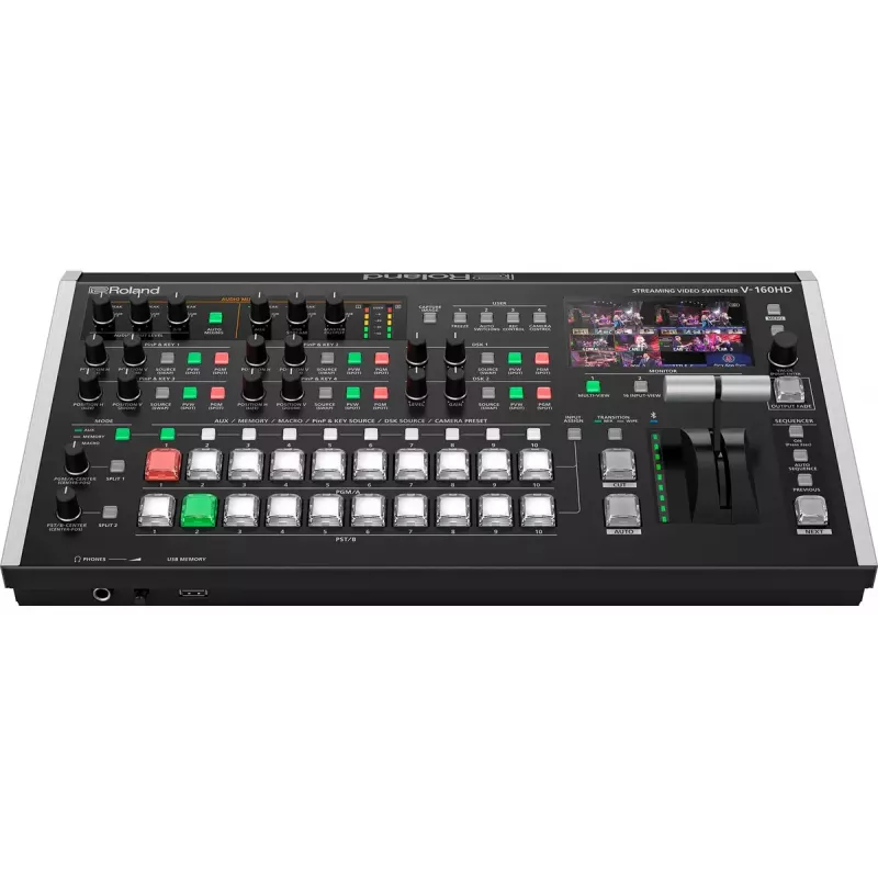 Vaizdo perjungiklis Roland V-160HD su HDMI, SDI, Composite, USB-C, 60Hz