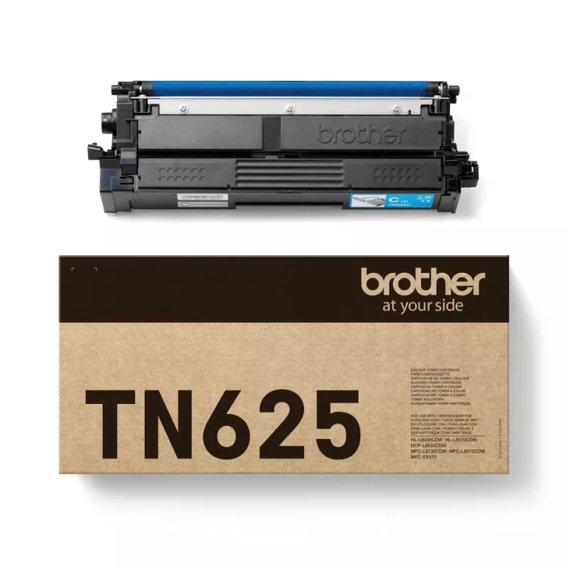 Originalus Brother TN-625C žalsvai mėlynas (cyan) kasetė, 1800 puslapių, 1 vnt.