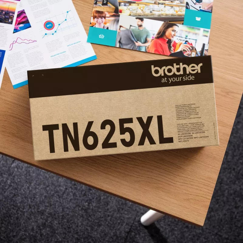Originalus kasečių toneris Brother TN-625XLBK juodas, 5500 puslapių, 1 vnt.