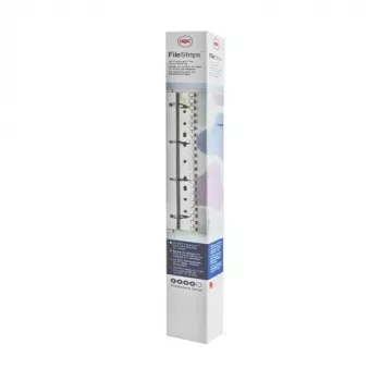 GBC SureBind PVC failų juostelės (100 vnt.), balta, A4
