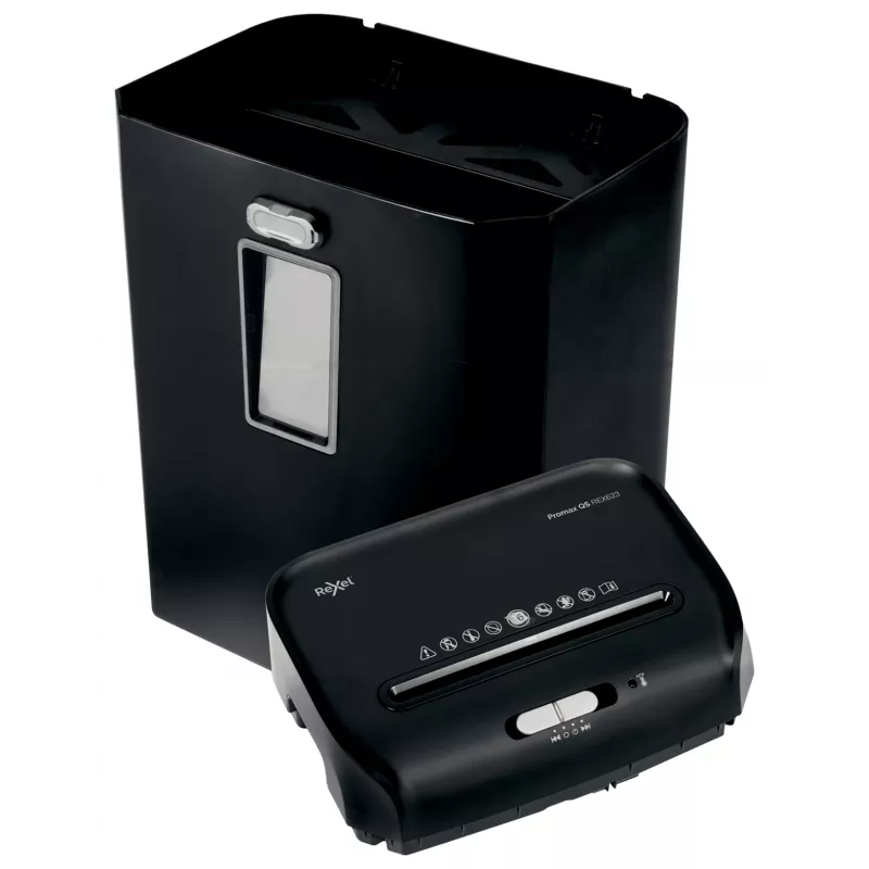 Popieriaus smulkintuvas Rexel ProMax REX623, skersinis pjovimas, P4, 4x40 mm, 23 l, 222 lapai, 58 dB