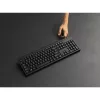 Kensington KM270 EQ Įkraunamas belaidis rinkinys – belaidė klaviatūra ir pelė, RF Wireless + Bluetooth, membraninė, QWERTZ, juoda