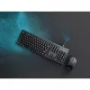 Kensington KM270 EQ Įkraunamas belaidis rinkinys – belaidė klaviatūra ir pelė, RF Wireless + Bluetooth, membraninė, QWERTZ, juoda