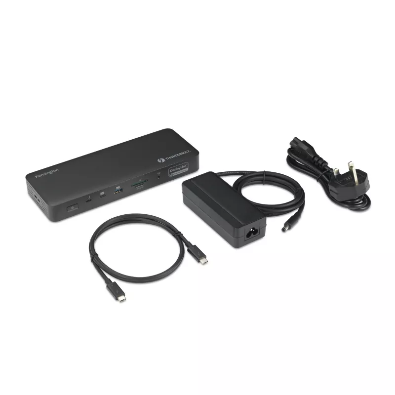 Kensington SD5920T EQ Thunderbolt 4 Quad 4K hibridinis dokas su DisplayLink technologija