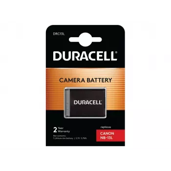 Duracell akumuliatorius fotoaparatui - pakeičia Canon NB-13L, 1010 mAh, 3,7 V, ličio jonų