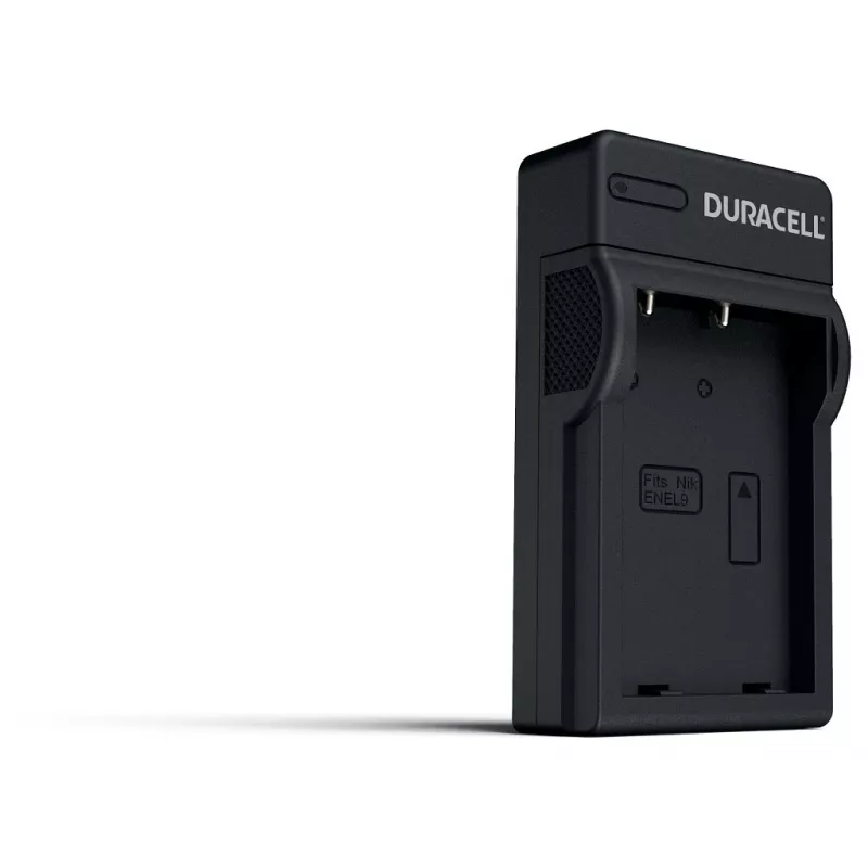 Duracell USB kroviklis Nikon EN-EL9 akumuliatoriui, juodas, 5 V