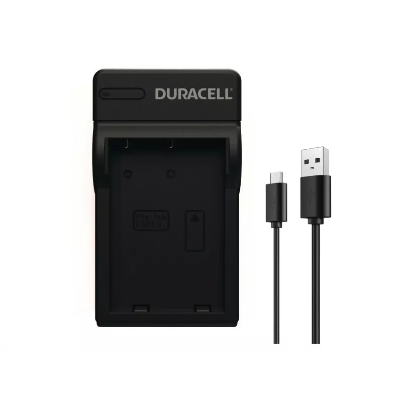 Duracell USB kroviklis Nikon EN-EL9 akumuliatoriui, juodas, 5 V