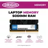 Origin Storage 8GB DDR4 2666MHz SODIMM 1Rx8 Non-ECC 1.2V, 8 GB, 1 x 8 GB, DDR4, 2666 MHz, 260 kontaktų SO-DIMM, Žalia