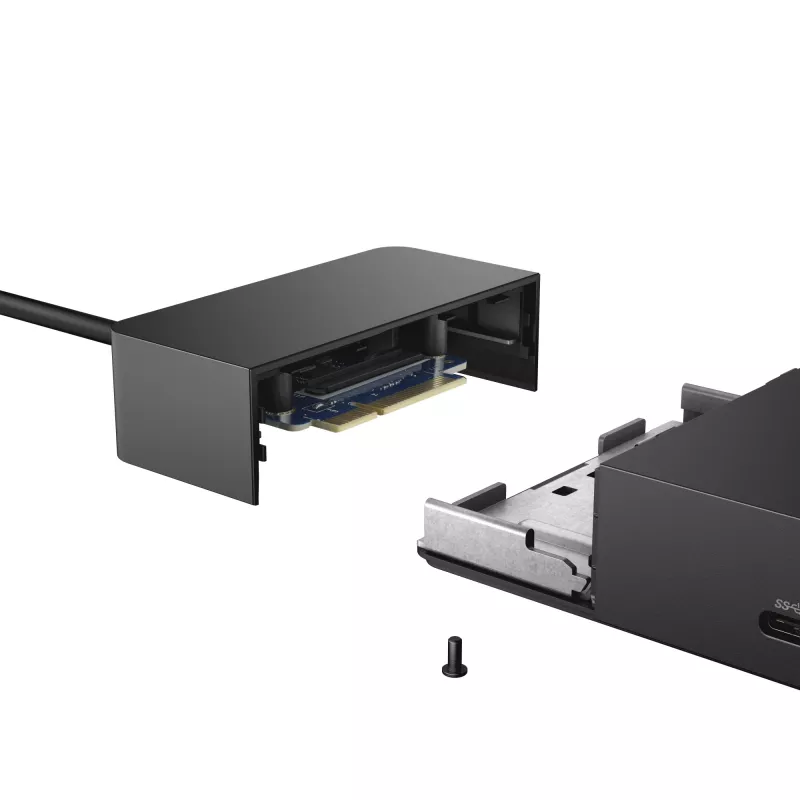 DELL WD19 belaidis USB 3.2 Gen 2 (3.1 Gen 2) Type-C dokas, juodas