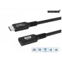 Microconnect USB3.2CC2EX USB-C ilginimo laidas USB4 Gen 2x2 2 m juodas