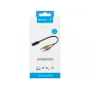 Sandberg adapteris ausinėms (mobilus) PC, 2 x 3,5 mm, vyriškas, 3,5 mm, moteriškas, juodas