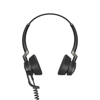 Jabra Engage 50 Stereo ausinės, laidinės, biurui/skambučių centrui, 20–20000 Hz, 96 g, juodos