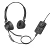 Jabra Engage 50 Stereo ausinės, laidinės, biurui/skambučių centrui, 20–20000 Hz, 96 g, juodos
