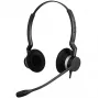 Jabra Biz 2300 Duo USB-C UC laidinis ausinių rinkinys biurui ir skambučių centrui, juodas