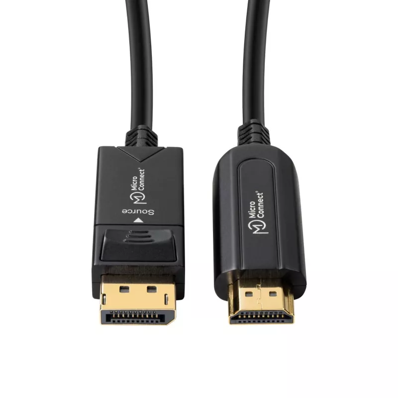 Mikroconnect DP-HDMI-3000V1.4OP aktyvus optinis kabelis DisplayPort į HDMI 30 m juodas