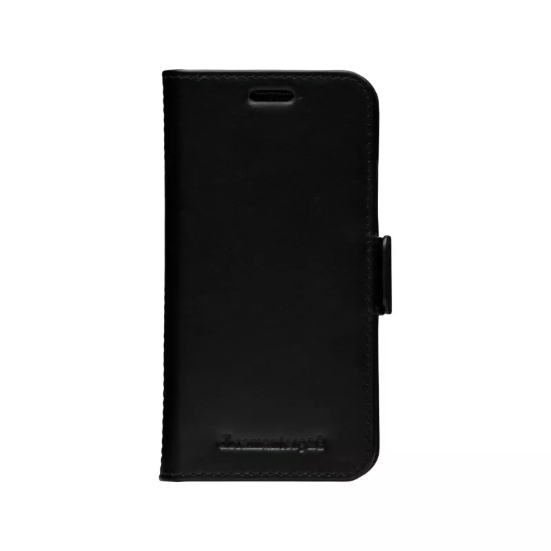 Dėklas-piniginė dbramante1928 Lynge, iPhone 12 mini 5,4 colio – juoda, 3 kortelių kišenės
