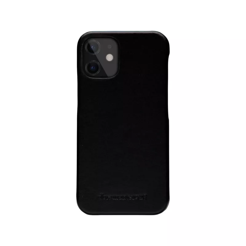 Dėklas-piniginė dbramante1928 Lynge, iPhone 12 mini 5,4 colio – juoda, 3 kortelių kišenės
