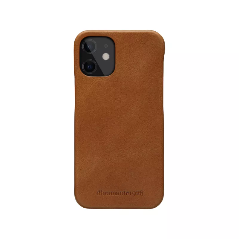 Dėklas-piniginė dbramante1928 Lynge, iPhone 12 mini (5,4 colio), Tan, 3 kortelių kišenės, stovas ant stalo