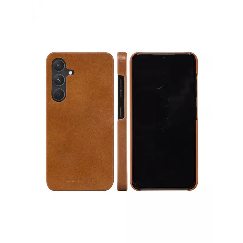 Dėklas-piniginė dbramante1928 Galaxy S24 Tan 3 kortelių kišenės