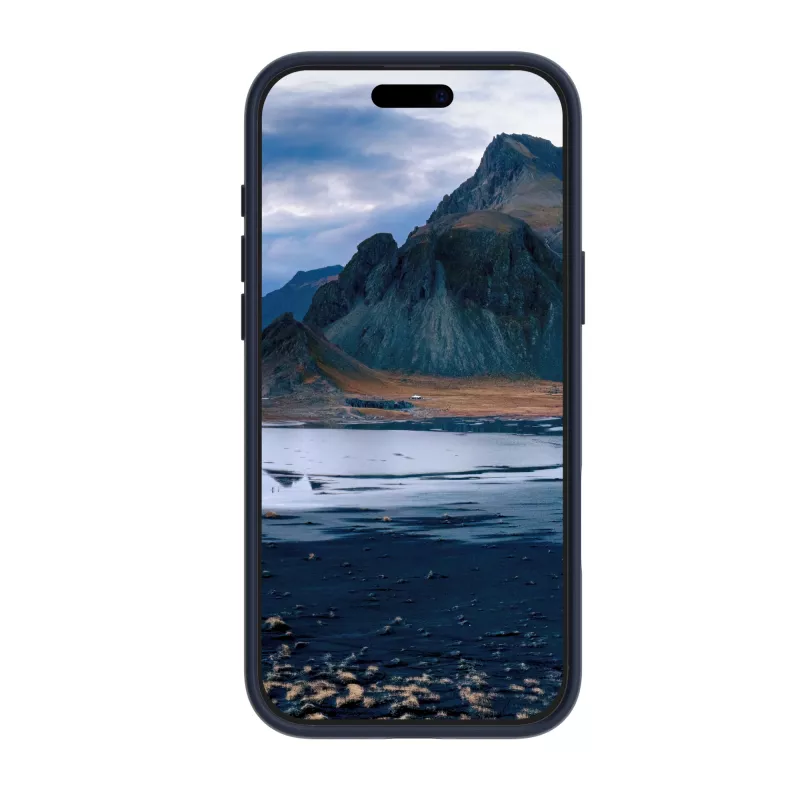 dbramante1928 Iceland Ultra D3O MS Kick - iPhone 16 ProMax - Blu dėklas su pinigine