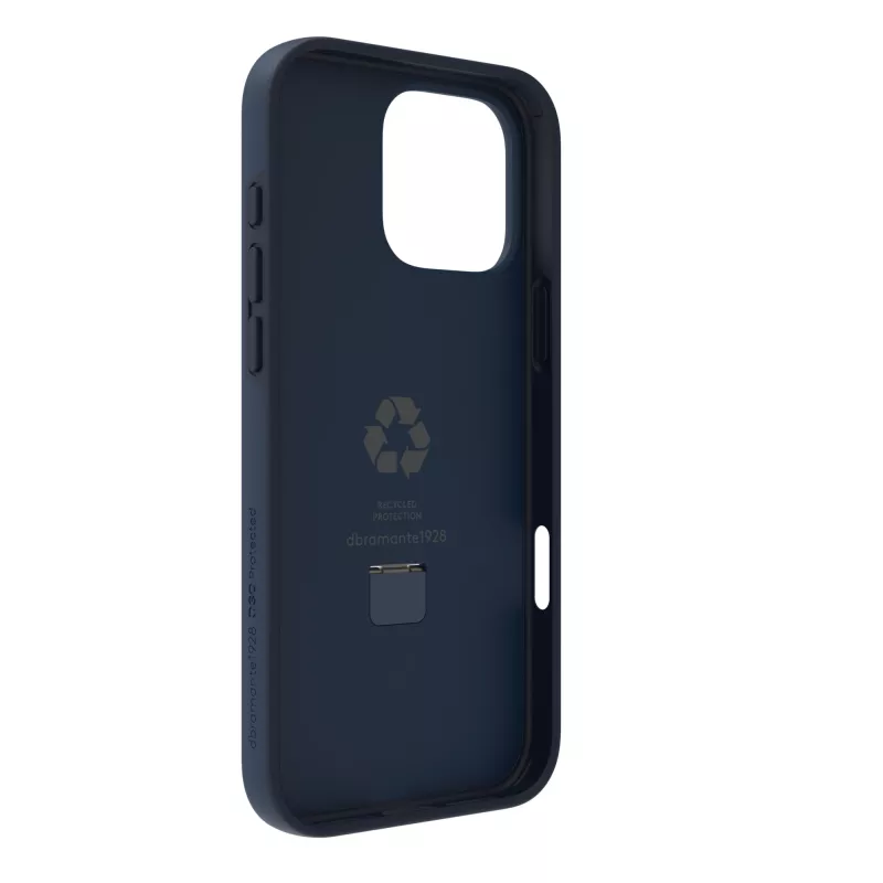 dbramante1928 Iceland Ultra D3O MS Kick - iPhone 16 ProMax - Blu dėklas su pinigine