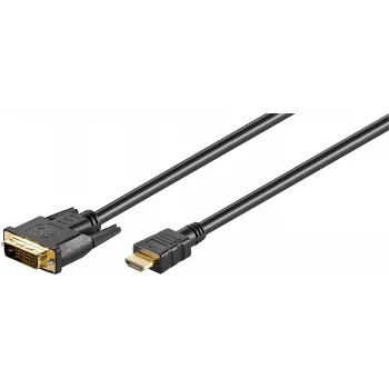 Microconnect HDM192413 vaizdo kabelio adapteris 3 m DVI-D HDMI A tipo (standartinis) juodas
