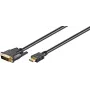 Microconnect HDM192413 vaizdo kabelio adapteris 3 m DVI-D HDMI A tipo (standartinis) juodas