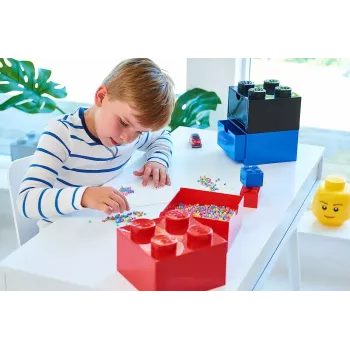 Dėžutė stalčiui su LEGO suderinamais kauburėliais Room Copenhagen 40201717 balta