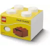 Dėžutė stalčiui su LEGO suderinamais kauburėliais Room Copenhagen 40201717 balta