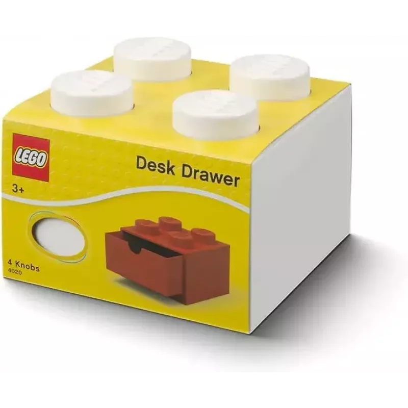 Dėžutė stalčiui su LEGO suderinamais kauburėliais Room Copenhagen 40201717 balta
