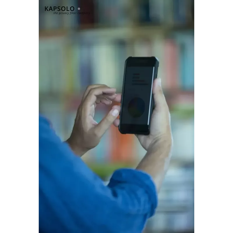Privatumo filtro ekrano apsauga Kapsolo, skirta iPhone 13 Pro Max – dvipusis lipnus sluoksnis, 6,7 colio (17 cm), 3H kietumas, 63% šviesos pralaidumas