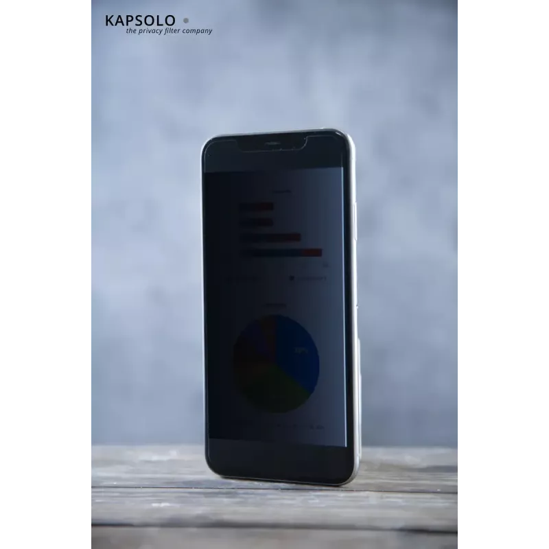 Privatumo filtro ekrano apsauga Kapsolo, skirta iPhone 13 Pro Max – dvipusis lipnus sluoksnis, 6,7 colio (17 cm), 3H kietumas, 63% šviesos pralaidumas