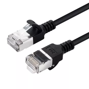 Microconnect V-FTP6A03S-SLIM tinklo kabelis 3 m juodas Cat6a U/FTP (STP)