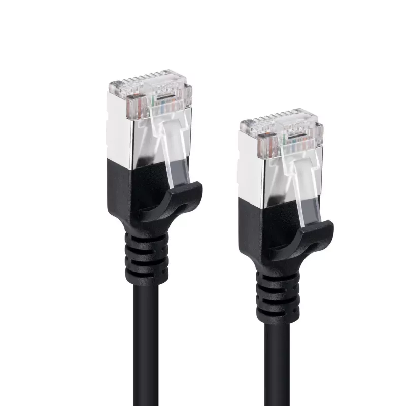 Microconnect V-FTP6A03S-SLIM tinklo kabelis 3 m juodas Cat6a U/FTP (STP)
