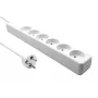 Microconnect MC-GRU0607DKW ilginimo laidas 7 m 6 kištukinių lizdų Vidaus baltas